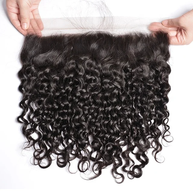 

Top sale lace frontal top quality transparent lace frontal virgin hair