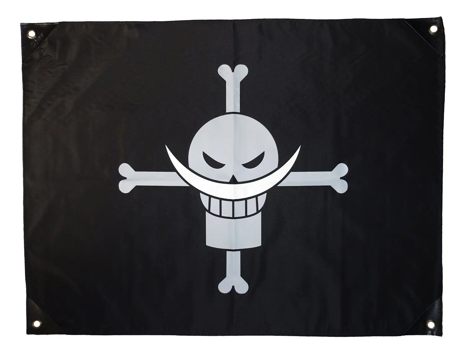 L.Sense One Piece Cosplay Pirates Costume Flag (70*50 CM) (White Beard Pira...