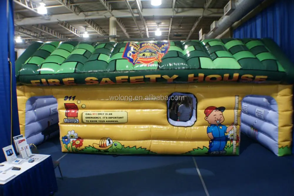 Custommade Inflatable Fire Truck Safety Bounce House For Sale Buy