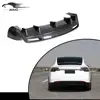 Model X Carbon Fiber Rear Bumper Diffuser Lip for Tesla Model X P90 75D P100 2016-2018 RZ Style
