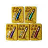 Single Red Pointer Five Lamps Cap Multi function Laser Pointer with gift box packing