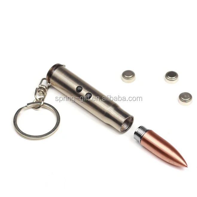 Multifunction Grenade Model Lighting Key Chain Flashlight Gun Pistol Toys Keyring Hand Thunder