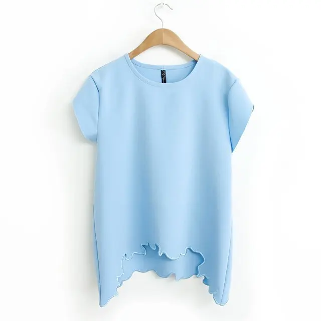 pastel blue shirt womens