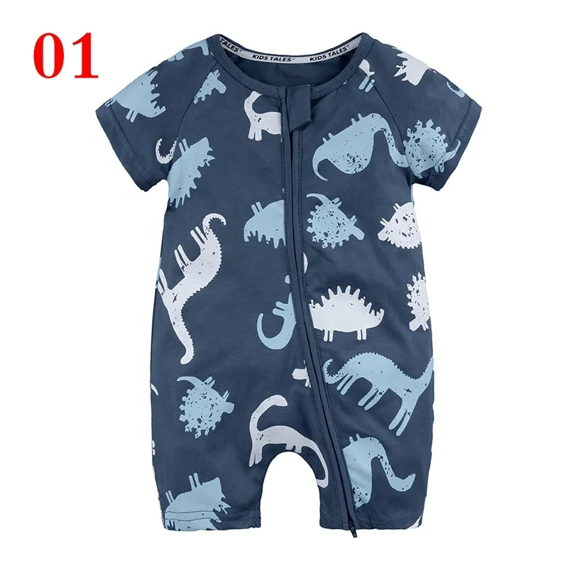 

2019 New summer style infant overall newborn short sleeve cotton baby rompers boy clothes with over 40styles, N/a