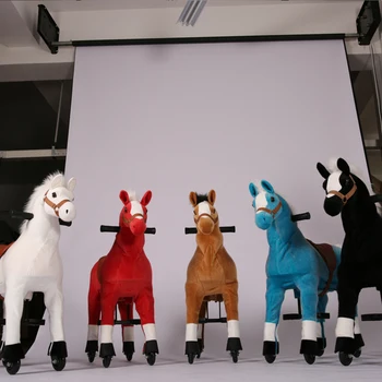 Funny Toys!!!rocking Horse For Adults Ride,Machanical Horse Toys Riding