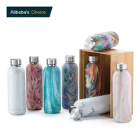 

Everich Design Water Bottle 500ml Stainless Steel Insulated Flask Transparent Custom BPA Free Thermos Leakproof Private Label