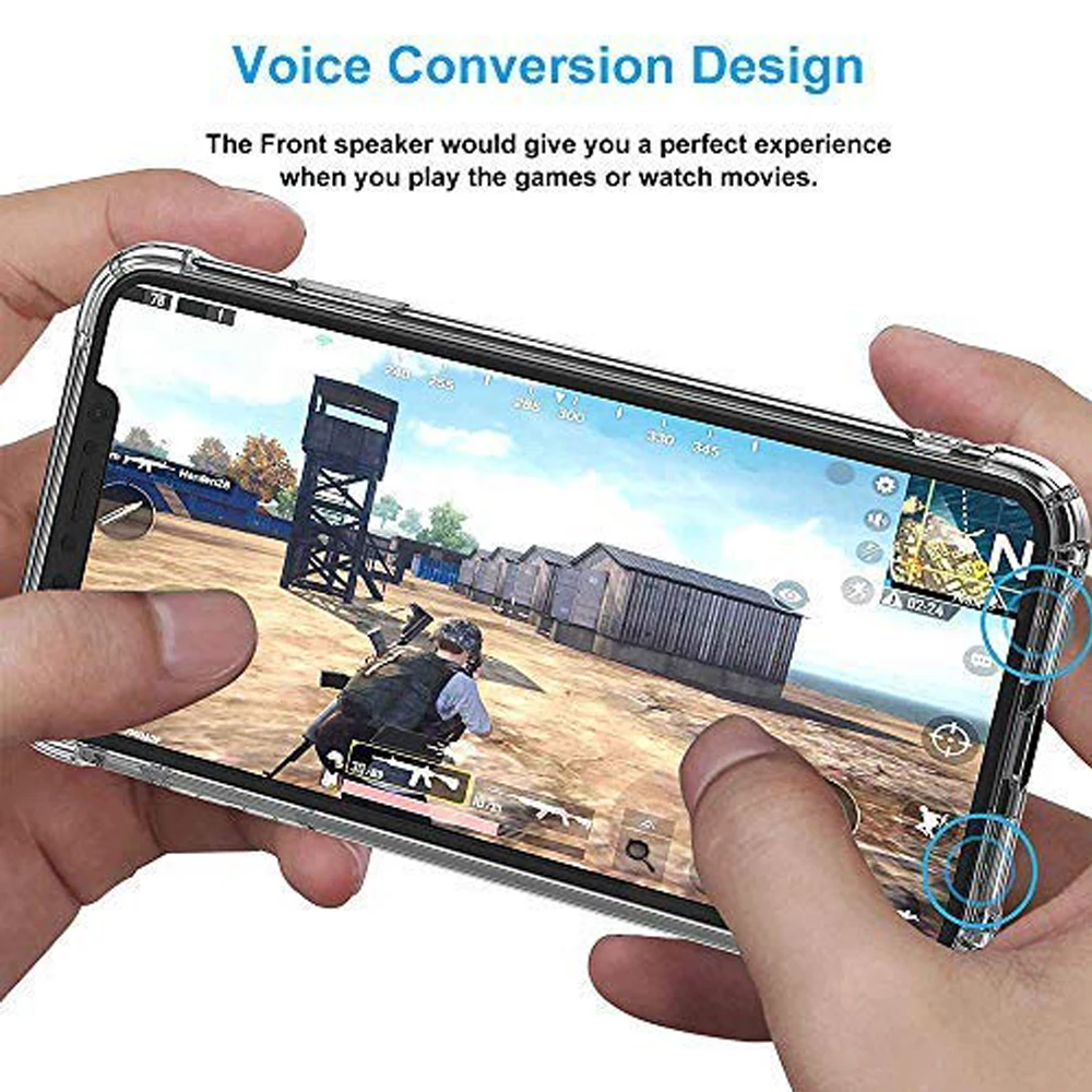 New Fit Shockproof For iPhone X Case TPU Transparent Clear Phone Cases Cover For iPhone 8 X Xs Max Xr Shell