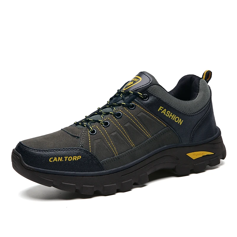 

New Fashion Men's Outdoor Boots Winter Keep Warm Snow Boots Skiing Hiking Shoes, Picture