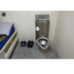 Wall Mount Design Stainless Steel Prison Toilet With Tank Parts