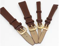 

Hot sale assorted size long cheap black brown watch straps men and women leather watch straps