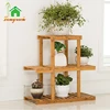 Cheap Natural Bamboo Garden Wooden Pot 3 Tier Plant Holder Stand