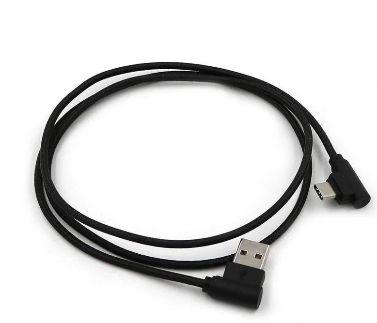 

New 0.25m 1m 2m 3m Angle 90 degrees USB Cable Micro USB Quick Charger Charging Sync Data Cable, Black;grey;sliver;gold;white