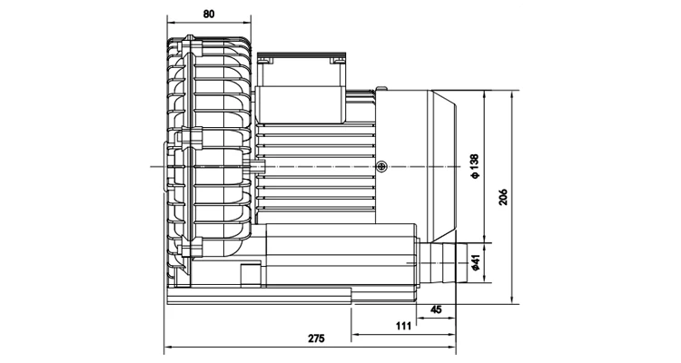 Centrifugal High Pressure Blower, 550w380V, 50Hz - detail 36