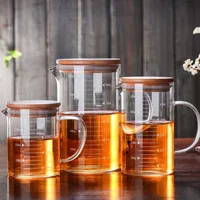 

350ml 500ml 1000ml pyrex measuring drinking glass cup set