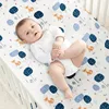 Organic Cotton Jacquard Spring Mattress Bed Covers Bed Sheet healthy material crib fitted sheet,silk fitted sheet