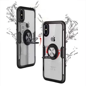 Yexiang Clear Soft TPU Case Ring Holder iPhone XR XS Max X