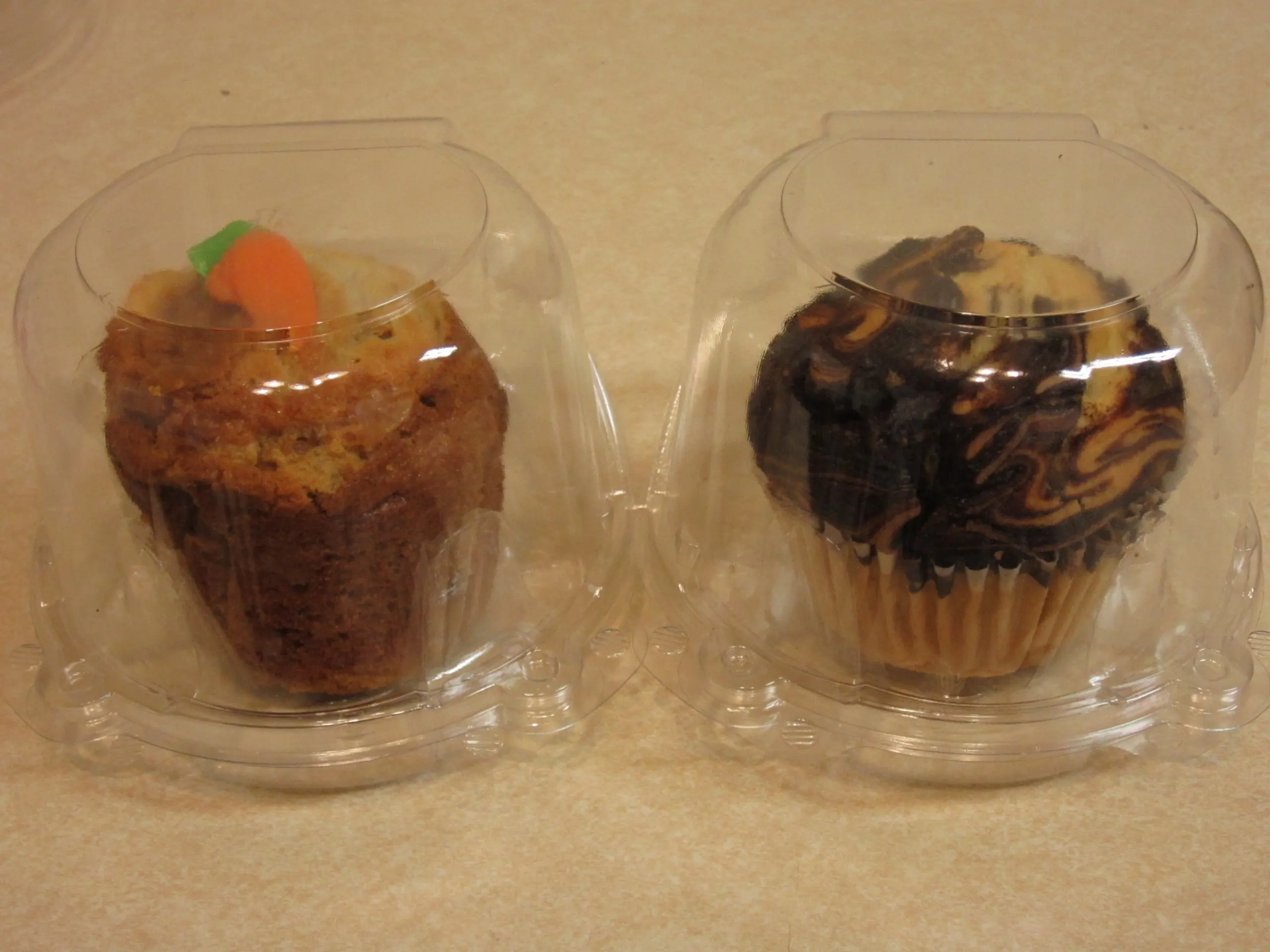 Clear Jumbo Cupcake Muffin Single Individual Dome Container Box Plastic 20 Pieces - jumbo size