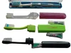 disposable toothbrush and toothpaste in one travel case