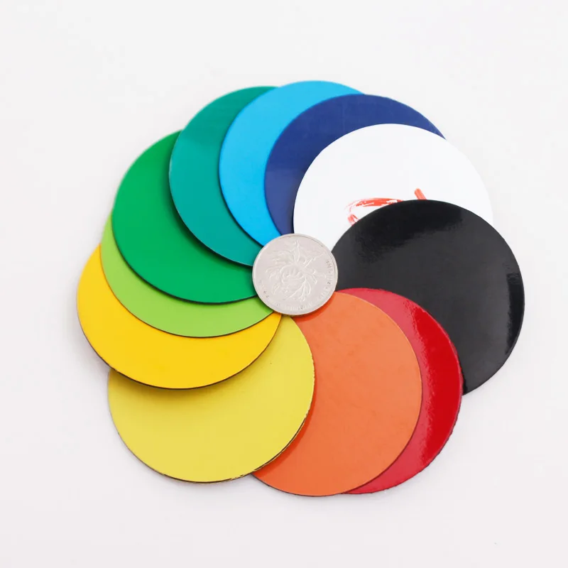 Colorful Rubber Round Magnet - Buy Round Magnets Colored,Neodymium ...
