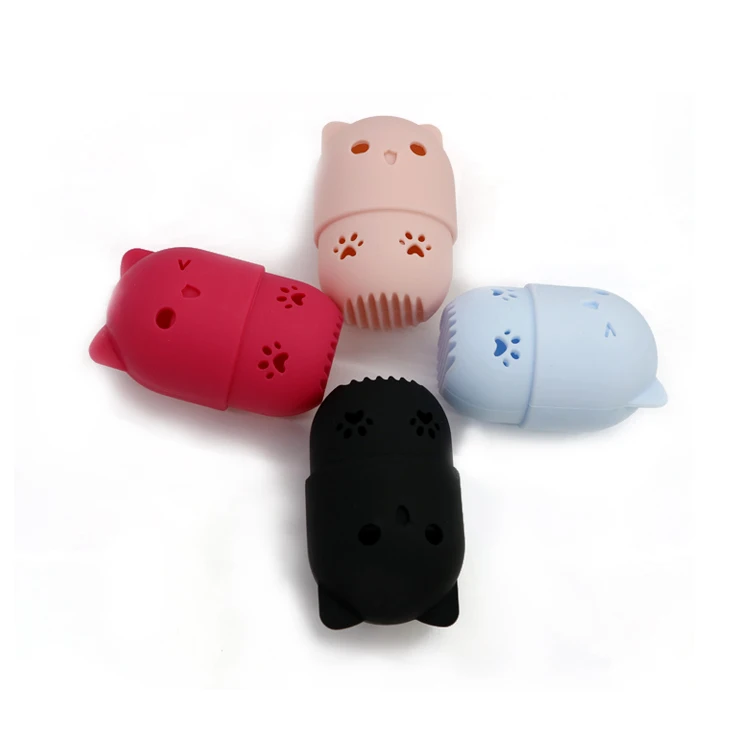 
Cute Beauty Sponge Blender Travel Case Foundation Makeup Sponge Case 