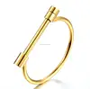 Recently design D shape horse shoe stainless steel bangle & bracelet