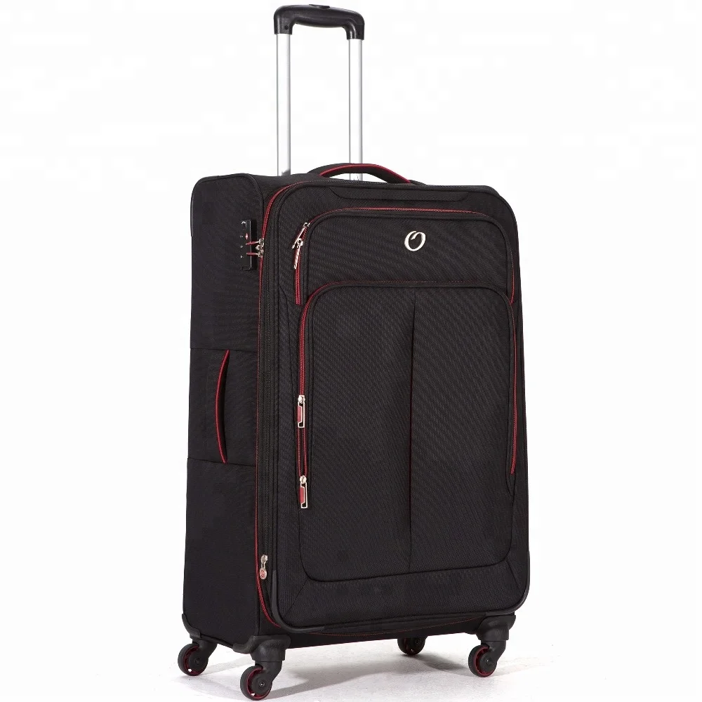 

China Luggage Factory Supply Cheap Promotional Eva Travel Luggage Suitcase Sets best seller luggage bag trolley bag, Black