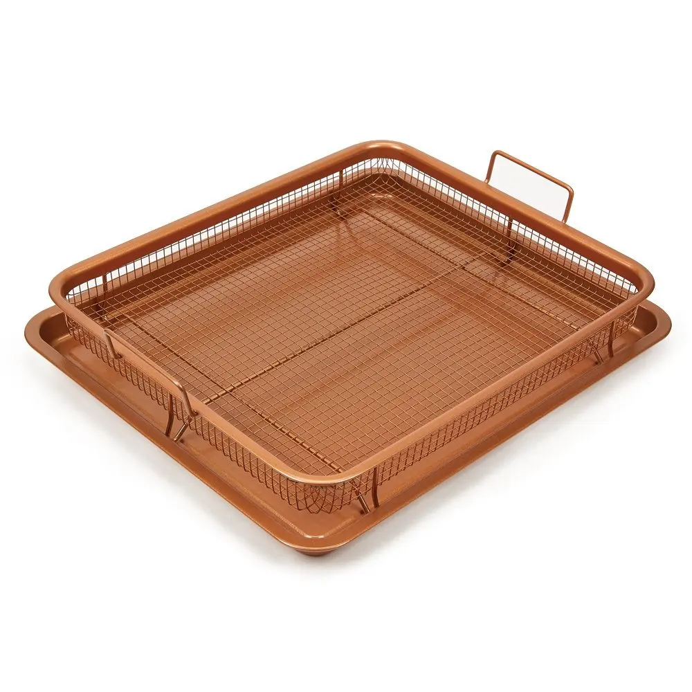 Baking Tray With Crisping Basket Copper Chef Copper Crisper - Buy ...