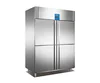 HC-QD1.0AL4 daul zone Vertical 4 Door Stainless Steel Commercial Upright Refrigerator/Chiller/Freezer