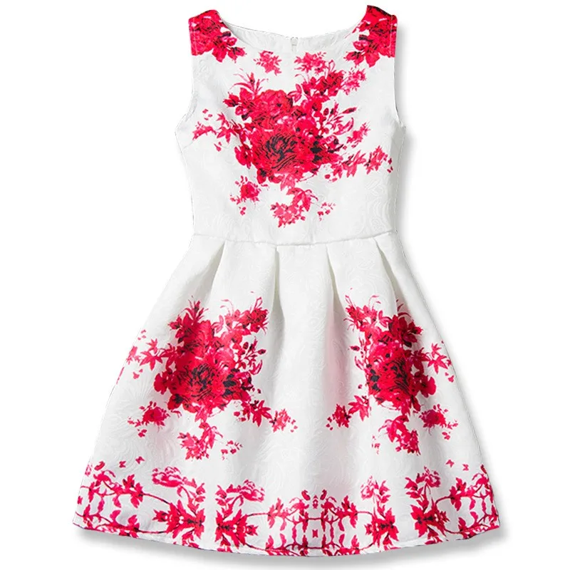 New Product Of Casual Cotton Girls Sleeveless Flower Pictures One Piece Dress Buy Dress Flower Cotton One Piece Dress Pictures Of Casual Dress Product On Alibaba Com