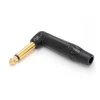 Accuracy Pro Audio QT202G-SLT 6.35 1/4'' Mono Jack Angle Plug Audio Connector
