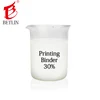 Cheap Textile Auxiliaries Water based Acrylic Fabric printing solid paste resin for screen printing 30% #BlL-01011