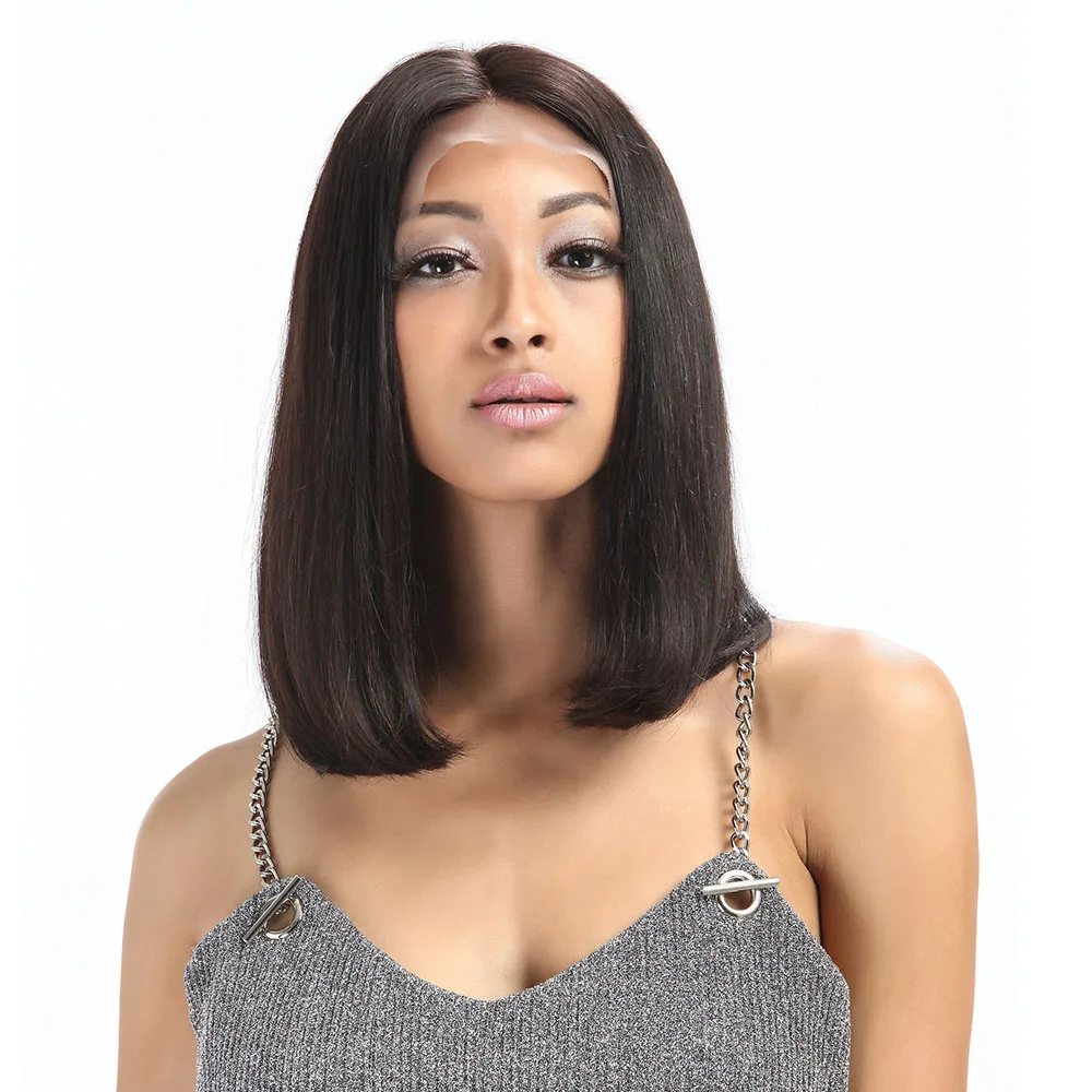 Joedir Short Bob Wig Remy Lace Front Human Hair Wigs For Black