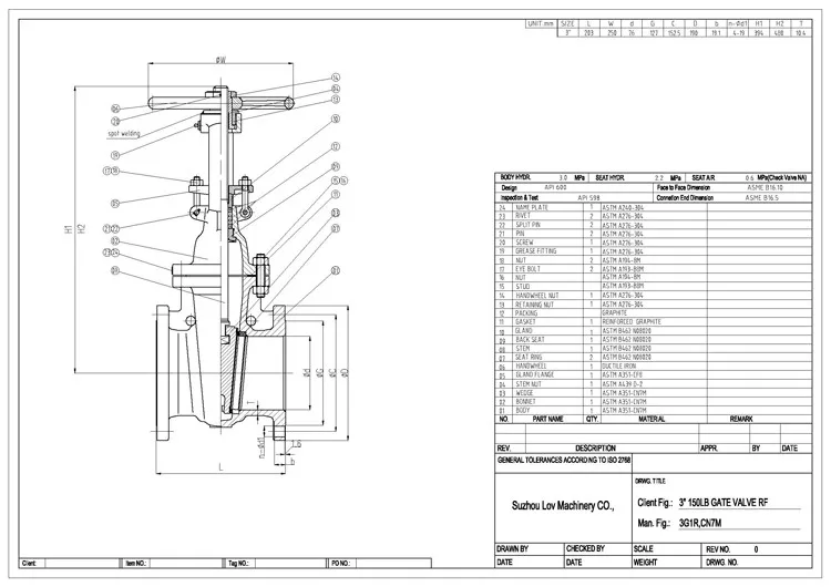 1/2 To 12 Inch 316 Stainless Steel Cast Steel Gate Valve Price List
