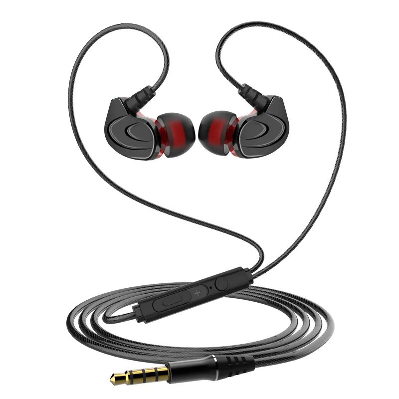 

High Quality Wired headphones With Microphones speaker Hifi For mobilephone ,In-Ear super bass noise cancel Wired Earphones