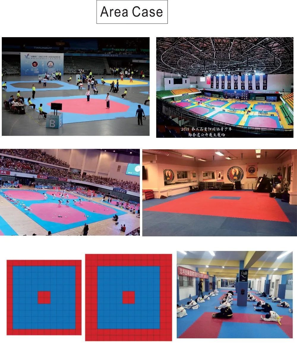 2cm Xpe Foam Tatami Puzzle Mat Splicing Taekwondo Floor Mat Wkf
