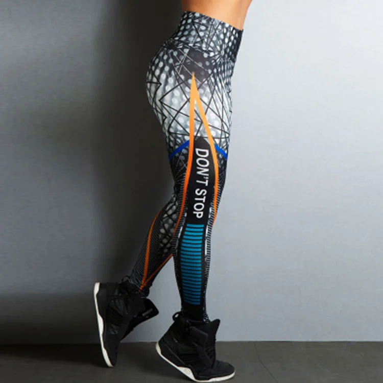 custom sportswear leggings fitness yoga pants gym high waisted printed sport leggings