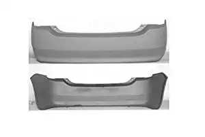 CARPARTSDEPOT 04-09 Toyota Prius Right Rear Bumper Cover Retainer TO1133101 s 5257547011 RH