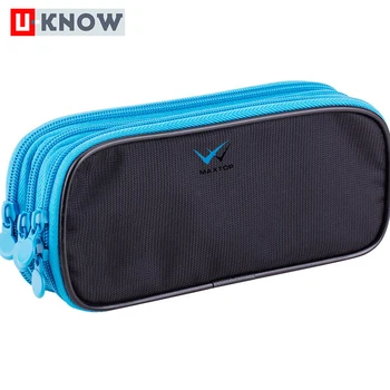 three compartment pencil case