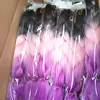 Hotselling synthetic hair extension packing ombre all colors jumbo braid