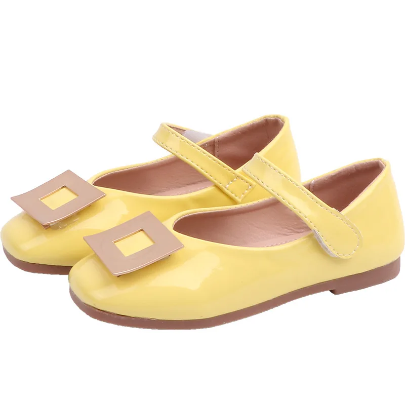 

Hot selling beautiful princess kids shoes children girls, Black/yellow/pink/white