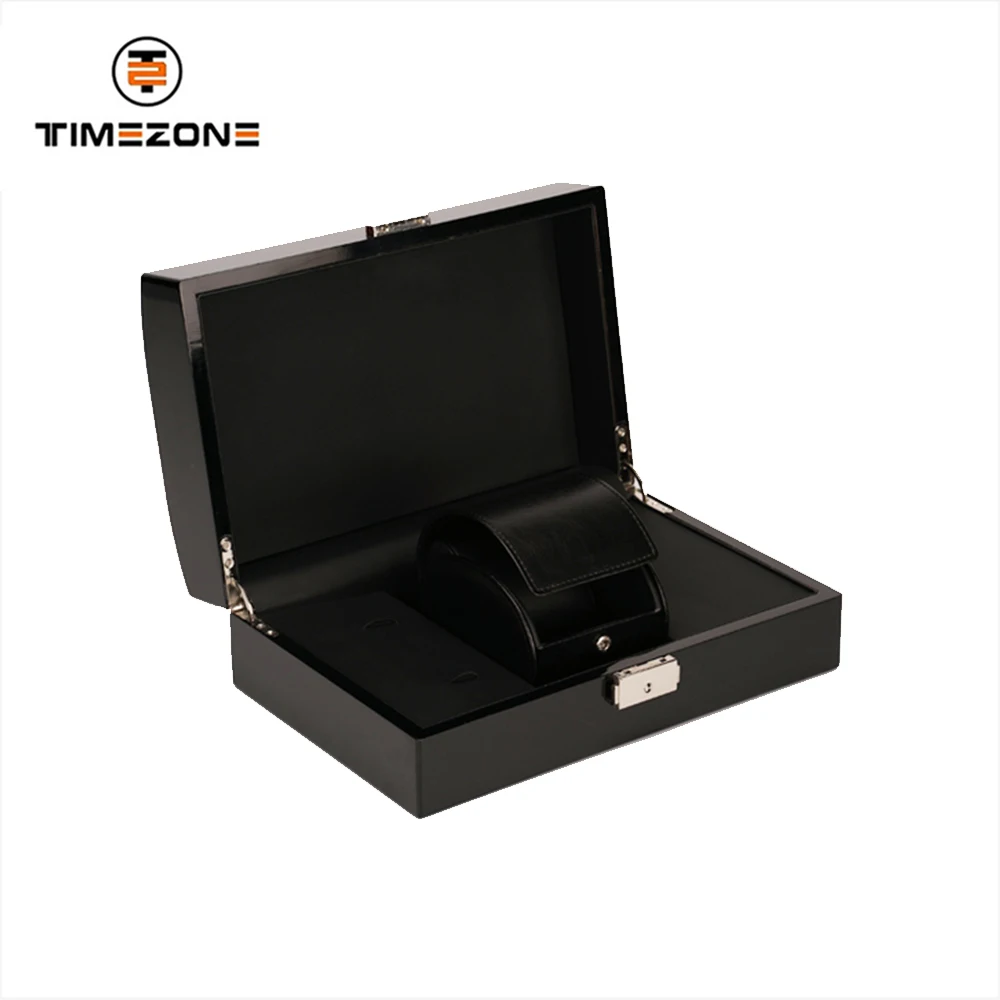 

2019 Best quality luxury customized Wooden Watch Box, Black or customized color
