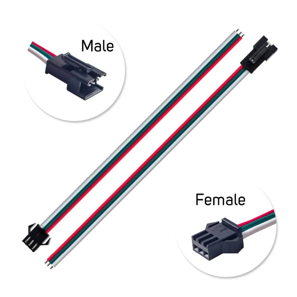 3 pin led strip connector