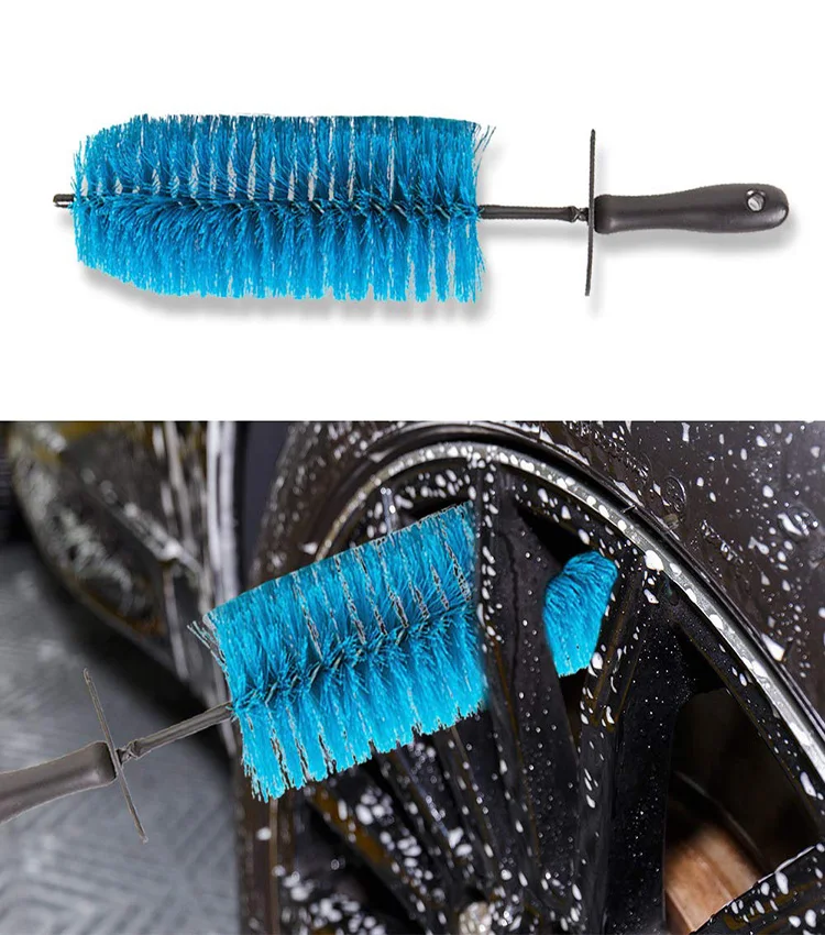 Black Cleaner Tire Bike Cleaning Nylon Brush For Wheel Tyre Rim Tool