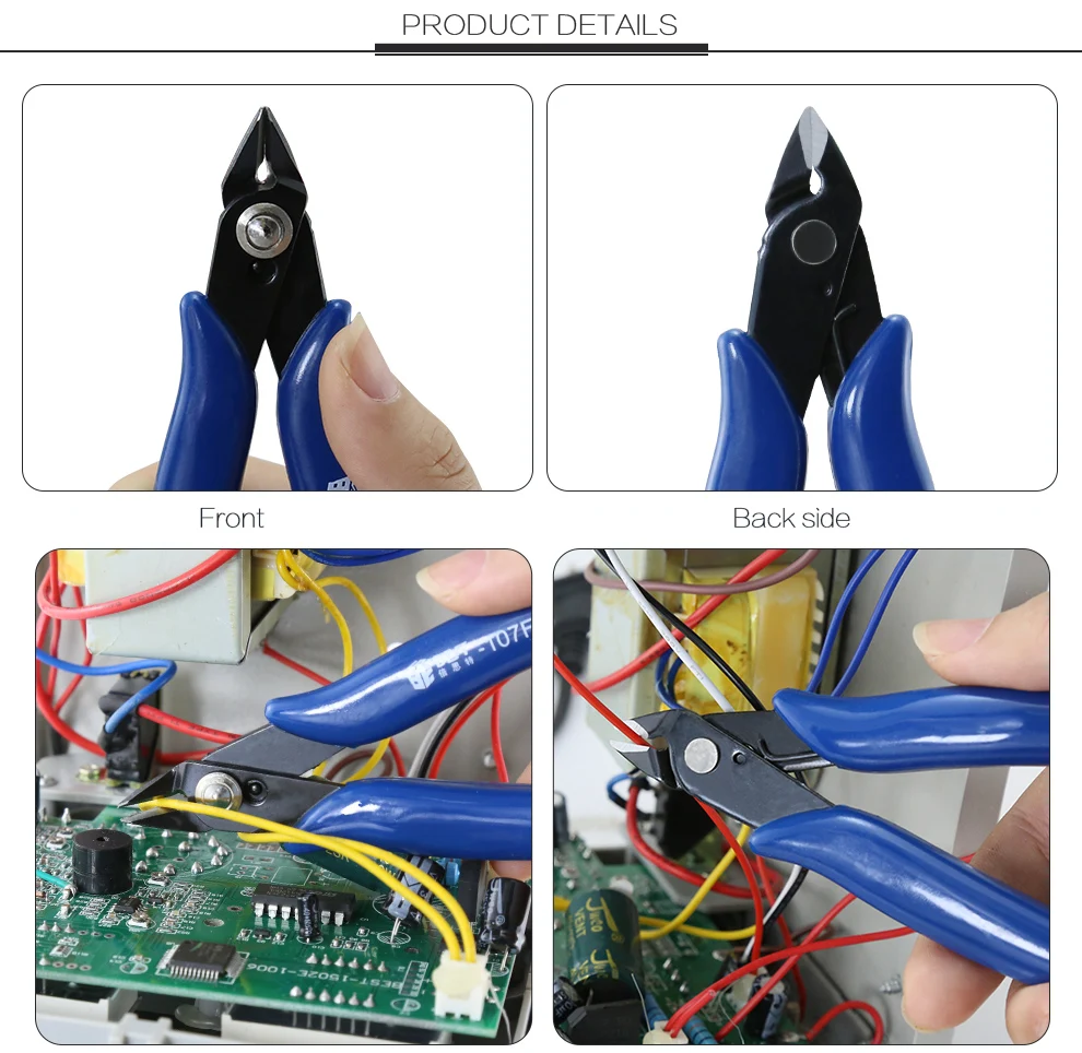 Best Hand tools Electronic Wire Cable Specification Plastic Wire Cable Cutter Side Cutting Piers