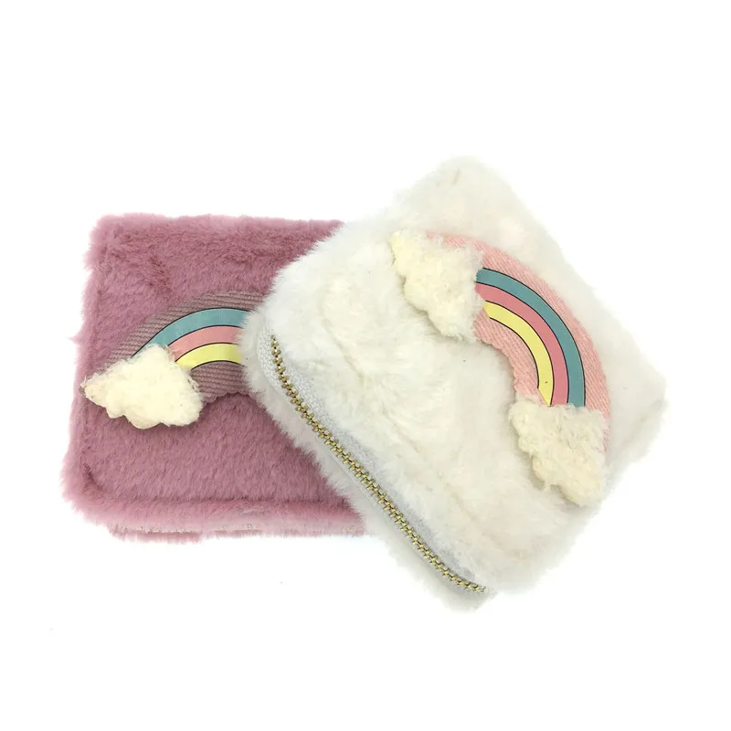 fuzzy makeup bag