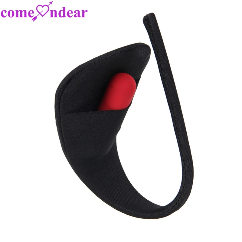 

Online wholesale women black sexy C string with pocket, As shown