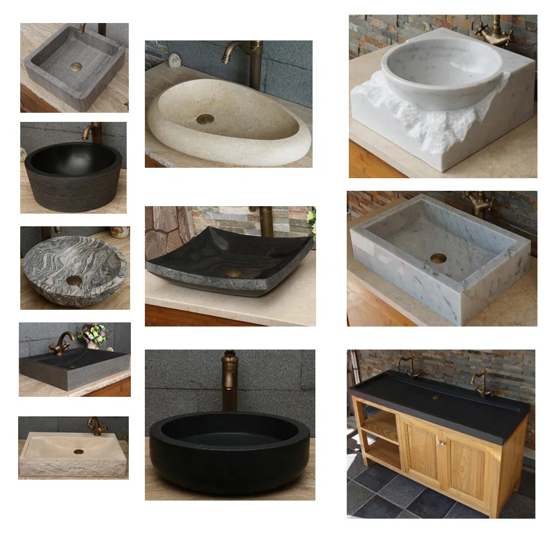 stone bathroom sink bowls