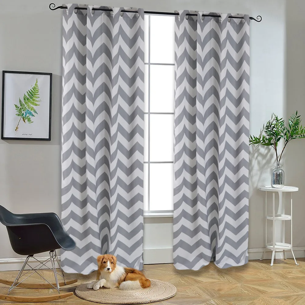 Newest Amazon hot sell 100%polyester window curtain