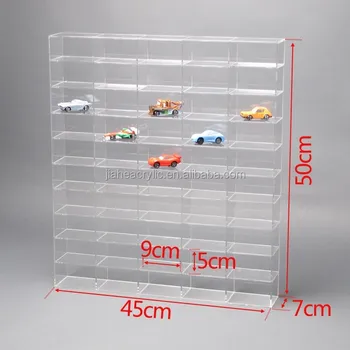 Plexiglass Perspex Clear Acrylic Model Car Display Cabinets For
