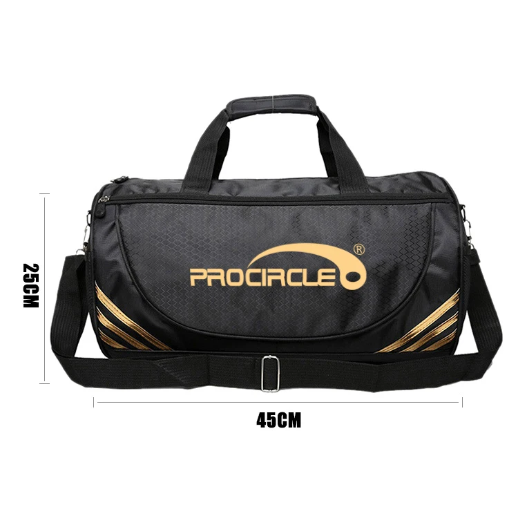 

Durable Travel Bag With Shoe Compartment Duffle custom logo Large Gym Bag Women, Golden+black, sliver+black